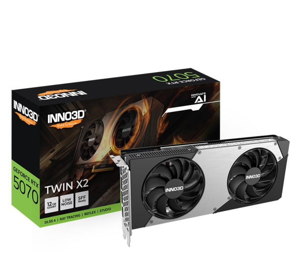 INNO3D GeForce RTX 5070 Twin X2 12GB GDDR7 DLSS4 - 1319117 - zdjęcie